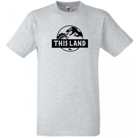 Dinoföld, dinoland póló férfi rövid ujjú póló