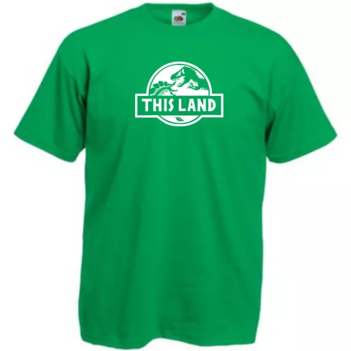 Dinoföld, dinoland póló férfi rövid ujjú póló
