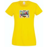 Monoscope, Test pattern, TV adáskezdő minta, Bazinga női rövid ujjú póló