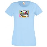Monoscope, Test pattern, TV adáskezdő minta, Bazinga női rövid ujjú póló