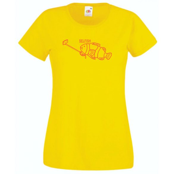 Vicces, Humor selfish - szelfis női rövid ujjú póló