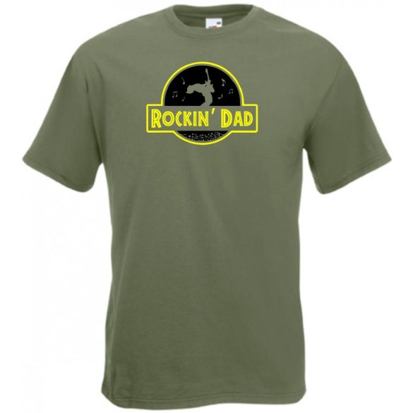 Rockin' DAD, Rock apuka mintás póló férfi rövid ujjú póló
