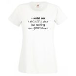 A Komfort zóna egy olyan hely... női rövid ujjú póló