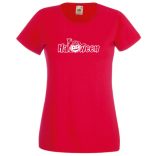 Halloween kaszás & tökfej női rövid ujjú póló