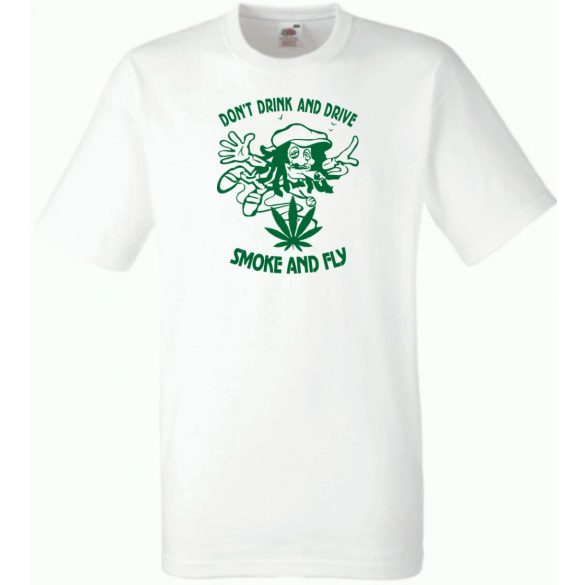 Don't drink and drive... vicces mintás férfi rövid ujjú póló