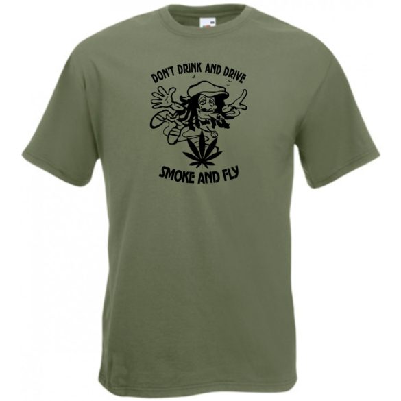 Don't drink and drive... vicces mintás férfi rövid ujjú póló