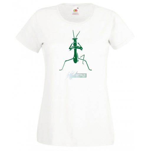 Ájtatos manó, imádkozó sáska női rövid ujjú póló