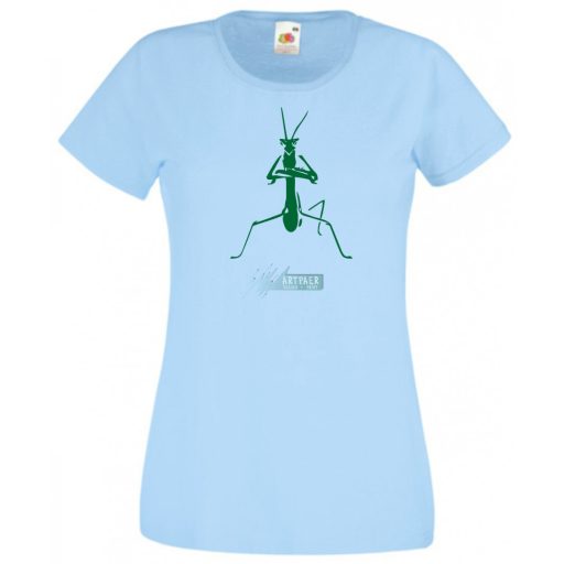 Ájtatos manó, imádkozó sáska női rövid ujjú póló