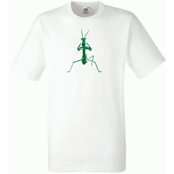 Vicces, ellenálló imádkozó sáska mintás póló férfi rövid ujjú póló