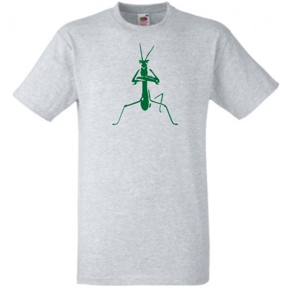 Vicces, ellenálló imádkozó sáska mintás póló férfi rövid ujjú póló