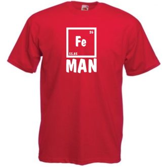   Fe man - Vas ember feliratú póló férfi rövid ujjú póló