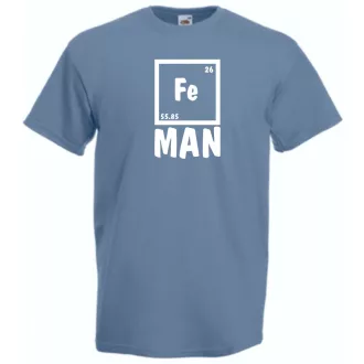   Fe man - Vas ember feliratú póló férfi rövid ujjú póló