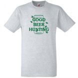 Vicces Good beer hunting mintás póló férfi rövid ujjú póló