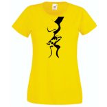 Csók, kisses, szerelmes pár női rövid ujjú póló