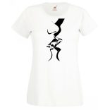 Csók, kisses, szerelmes pár női rövid ujjú póló