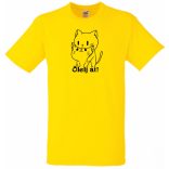 Ölelj át, Hug me, macskásoknak férfi rövid ujjú póló