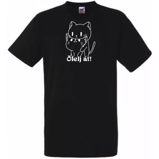 Ölelj át, Hug me, macskásoknak férfi rövid ujjú póló