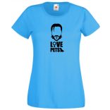 Love pets - John W. női rövid ujjú póló