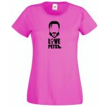 Love pets - John W. női rövid ujjú póló