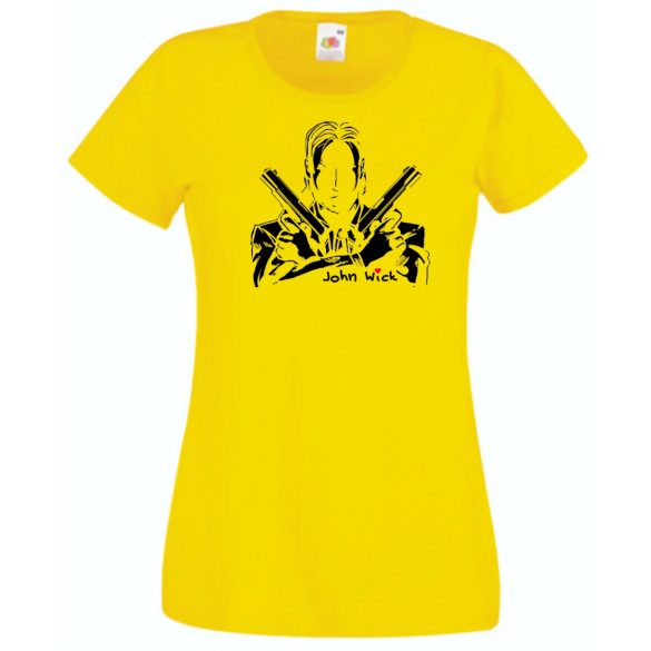 John W pisztollyal női rövid ujjú póló