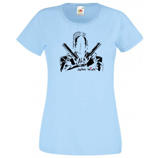 John W pisztollyal női rövid ujjú póló