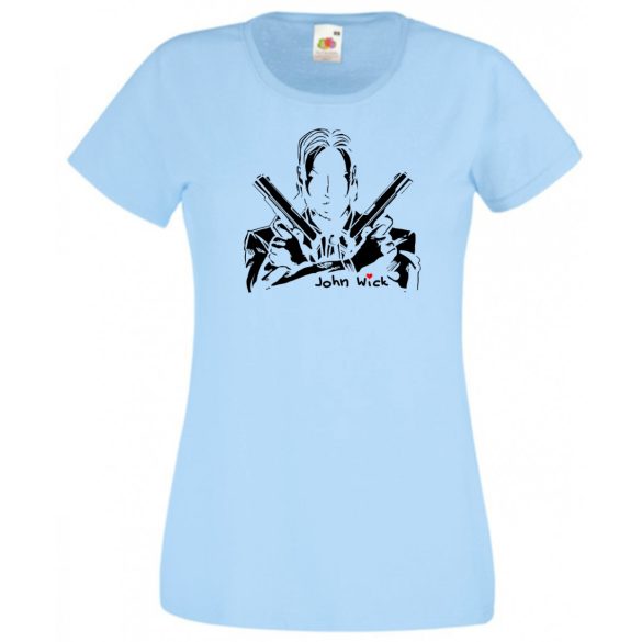 John W pisztollyal női rövid ujjú póló