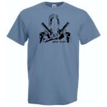 John W pisztolyos mintás férfi rövid ujjú póló