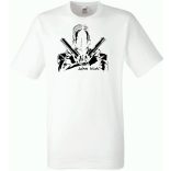 John W pisztolyos mintás férfi rövid ujjú póló