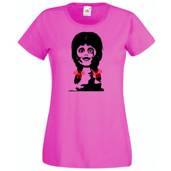 Annabell a horror játékbaba női rövid ujjú póló