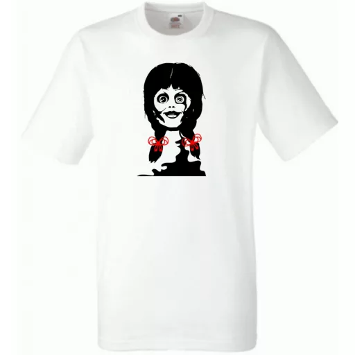 Játékbaba, rongybaba, horrortörténet - mintás férfi rövid ujjú póló