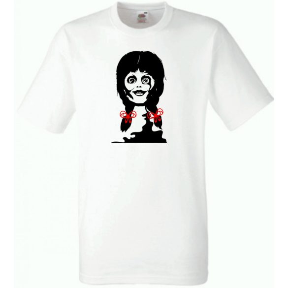 Játékbaba, rongybaba, horrortörténet - mintás férfi rövid ujjú póló