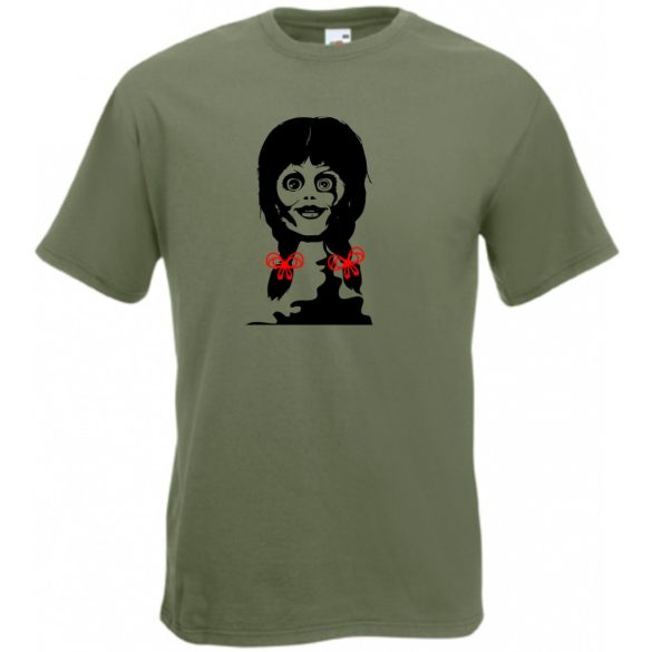 Játékbaba, rongybaba, horrortörténet - mintás férfi rövid ujjú póló