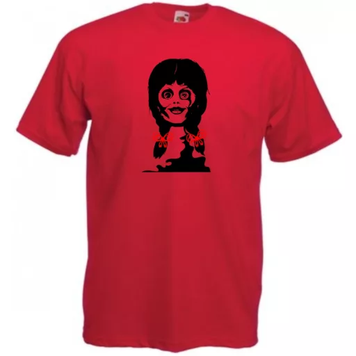 Játékbaba, rongybaba, horrortörténet - mintás férfi rövid ujjú póló