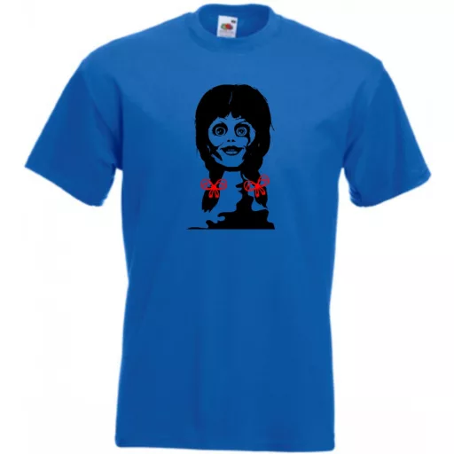 Játékbaba, rongybaba, horrortörténet - mintás férfi rövid ujjú póló