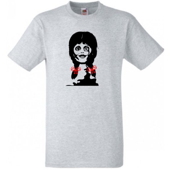 Játékbaba, rongybaba, horrortörténet - mintás férfi rövid ujjú póló