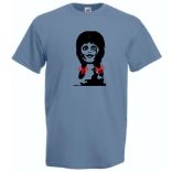 Játékbaba, rongybaba, horrortörténet - mintás férfi rövid ujjú póló