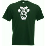 Morcos oroszlánfej, bátor oroszlánjegyű, oroszlánszívű, avagy csak ma is korán kellett kelni típusoknak - humoros férfi rövid ujjú póló