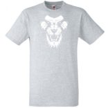 Morcos oroszlánfej, bátor oroszlánjegyű, oroszlánszívű, avagy csak ma is korán kellett kelni típusoknak - humoros férfi rövid ujjú póló