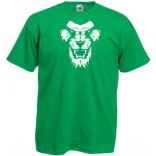 Morcos oroszlánfej, bátor oroszlánjegyű, oroszlánszívű, avagy csak ma is korán kellett kelni típusoknak - humoros férfi rövid ujjú póló