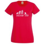 Evolution of surf, szörf evolúció női rövid ujjú póló