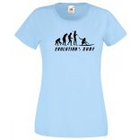Evolution of surf, szörf evolúció női rövid ujjú póló
