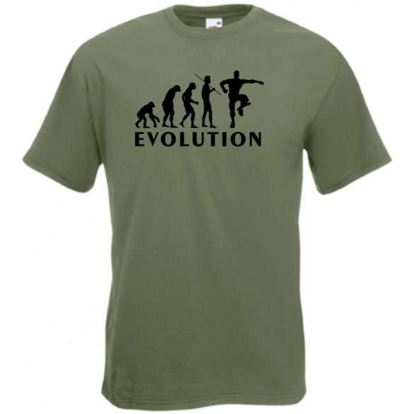 Floss Dance evolution - mintás férfi rövid ujjú póló