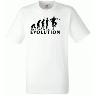 Floss Dance evolution - mintás férfi rövid ujjú póló