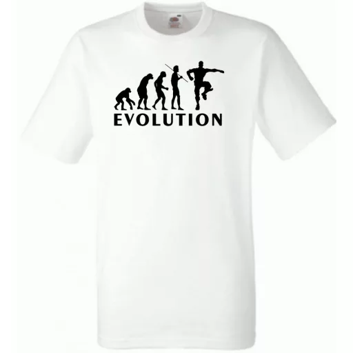Floss Dance evolution - mintás férfi rövid ujjú póló