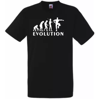 Floss Dance evolution - mintás férfi rövid ujjú póló