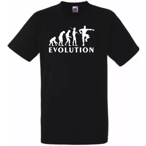 Floss Dance evolution - mintás férfi rövid ujjú póló
