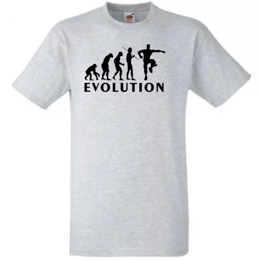 Floss Dance evolution - mintás férfi rövid ujjú póló
