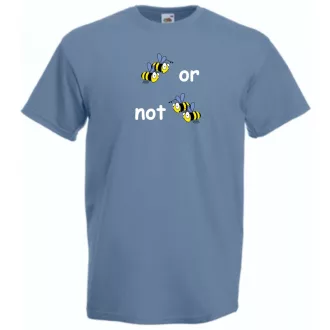   Vicces! Two bees or not two bees, méhecske - mintás férfi rövid ujjú póló
