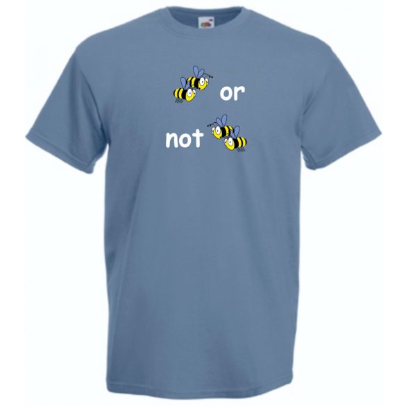 Vicces! Two bees or not two bees, méhecske - mintás férfi rövid ujjú póló