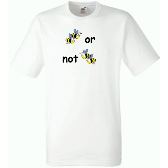Vicces! Two bees or not two bees, méhecske - mintás férfi rövid ujjú póló